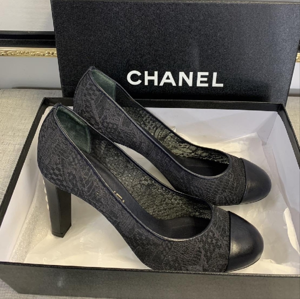 Chanel Navy Pumps